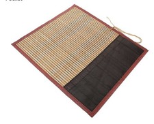 Bamboo pen Brush Roll up Case New No Packaging