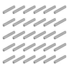 30 Pcs Round Ended Feather Key, 20x3x3mm Drive Shaft Parallel Keys