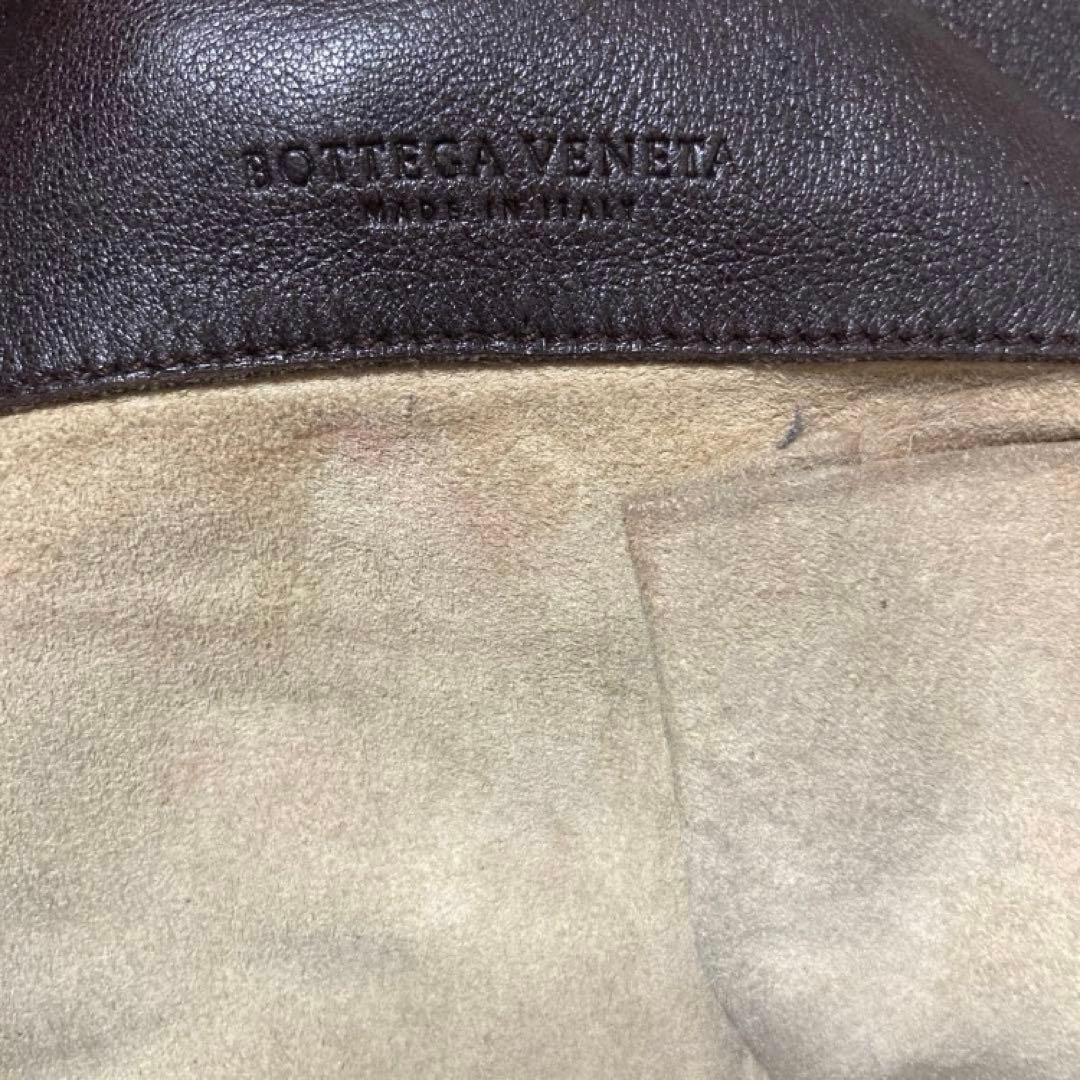 BOTTEGA VENETA Intrecciato Leather Hobo Bag Brown Shoulder Bag Auth thumbnail 17