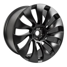 21x 10.5 Inch Rear Replacement Wheels for Tesla Model Y 2020-2024 Black Alloy