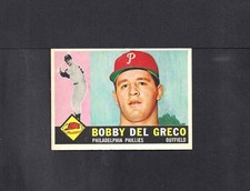 1960 TOPPS SET BREAK #486 BOBBY DEL GRECO-5--PHILLIES--NO CREASES--NR/MT