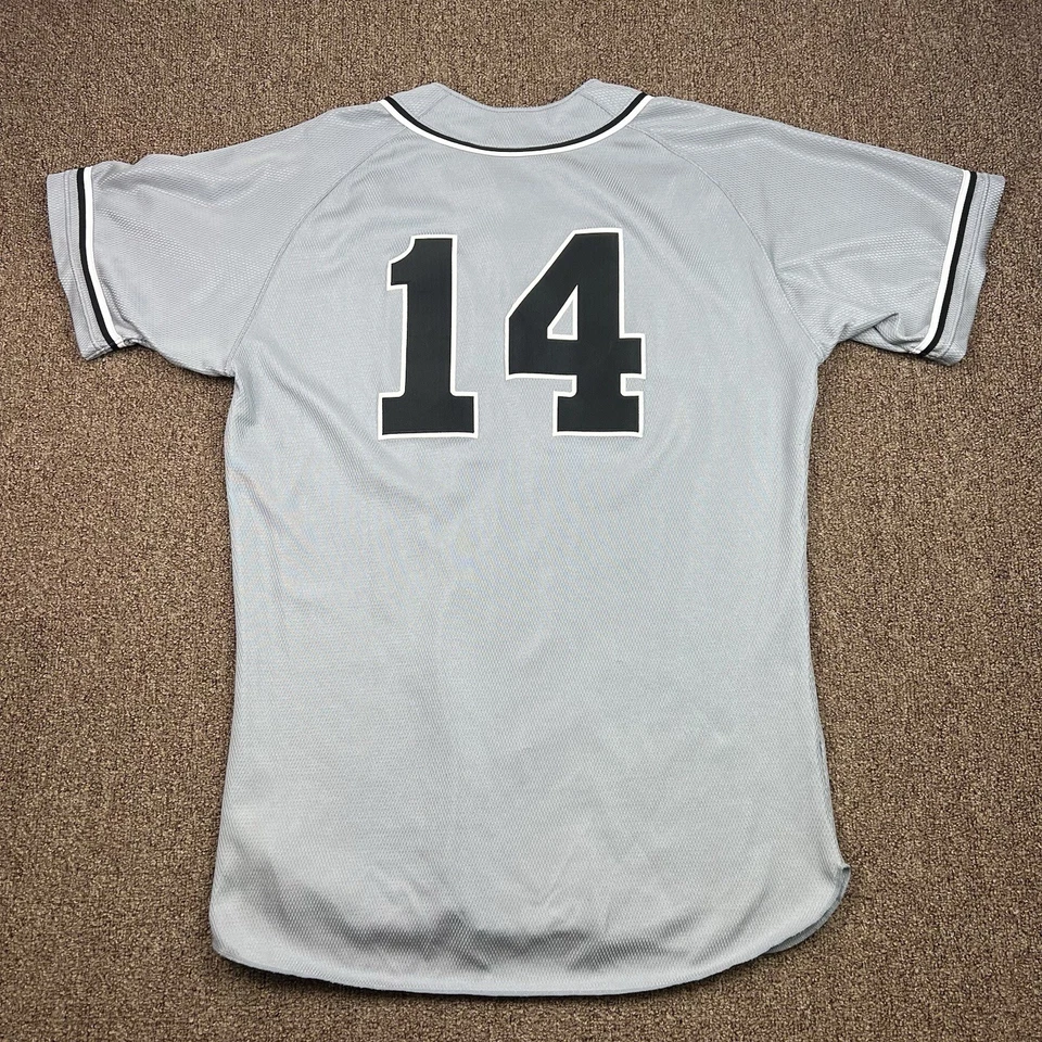 Vintage Hanshin Tigers Gray Mesh Jersey #14 NPB Japan Baseball Men’s XL - Image 2 of 4
