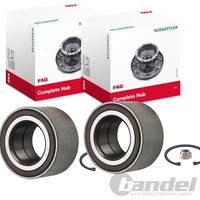 2X FAG RADLAGER-SATZ Vorne Passend FÜR Honda Civic Links+Rechts