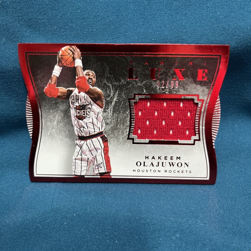 Hakeem Olajuwon 2015-16 Panini Luxe Jersey /99