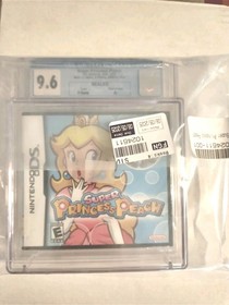 CGC 9.6 A+ Graded Super Princess Peach (DS, 2006) Nintendo 1st Print NEW V-Seam