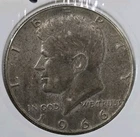 1966 40% SILVER KENNEDY HALF DOLLAR Circulated 50c US Coin JFK