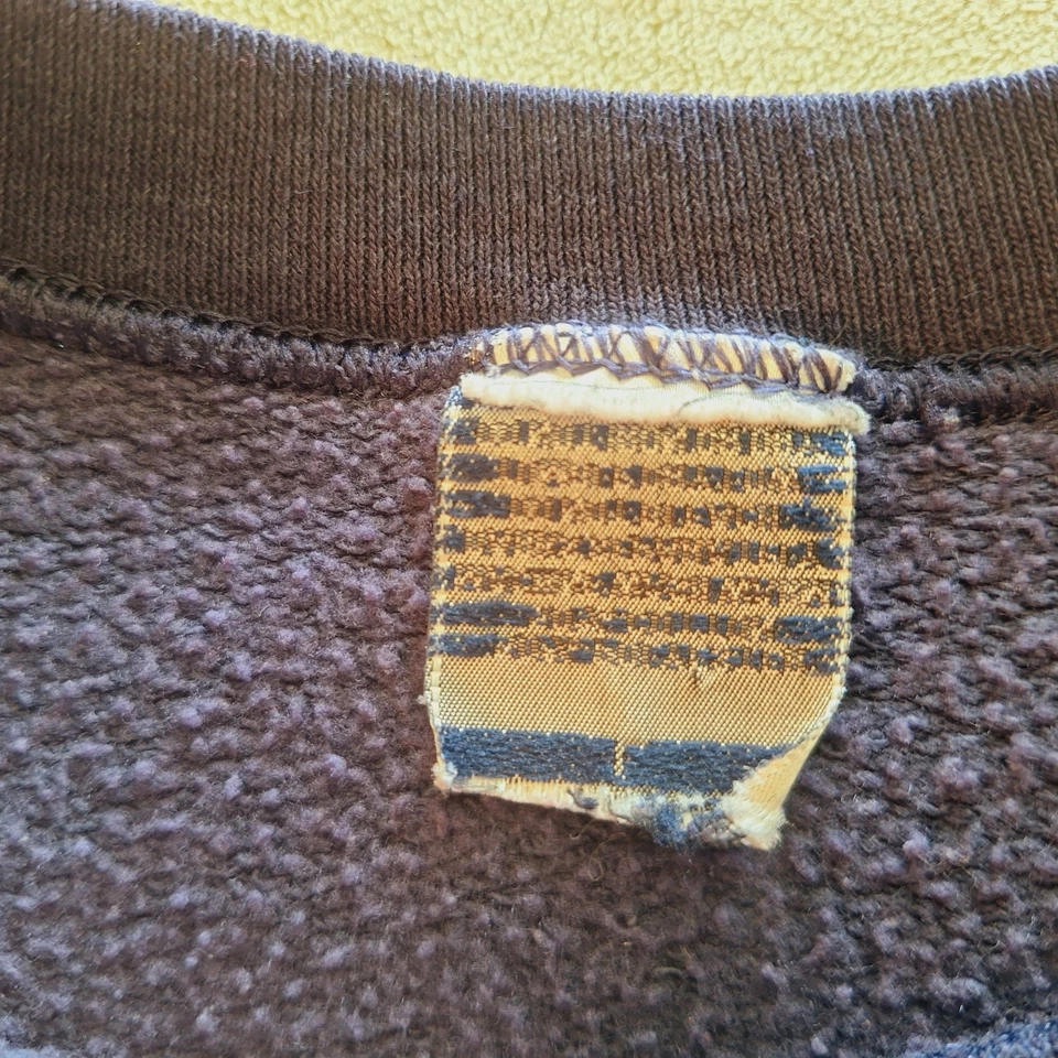 Винтажный Polo Ralph Lauren ворота толстовка женщин большой синий коричневый рукава - Изображение 4 из 4