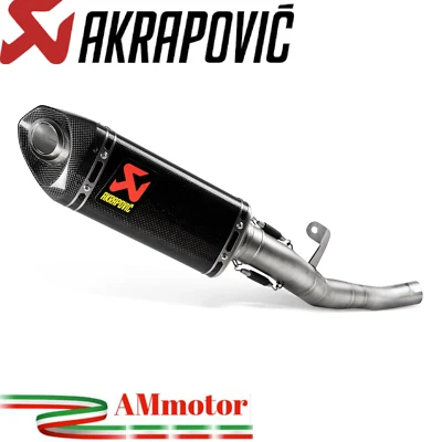 Akrapovic Triumph Street Triple 765 R 2020 Pot D' Echappement Moto Carbone - Photo 1/3