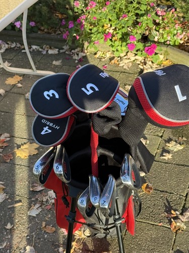 Adams Tight Lies TL1012 Set Driver, 3 & 5 Wood 4 Hybrid, 5-PW, No 8 & Putter