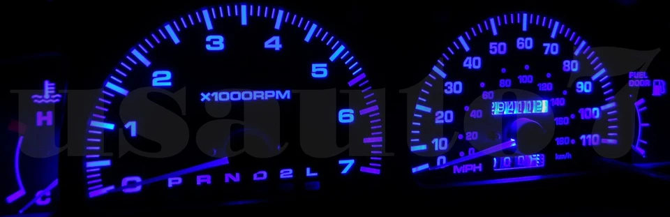 Dash Cluster Gauge BLUE SMD LED LIGHT BULB KIT Fits 95-98 Toyota 4Runner 3rd Gen Foto 3 de 4