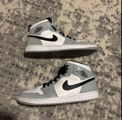 Air Jordan 1 Mid  Smoke Grey  Used Size 12.5