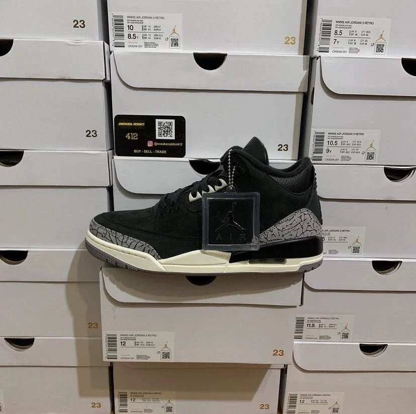 Jordan JORDAN 3 RETRO Of Noir Black