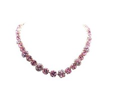 Mariana Necklace Sassy Lt Rose  AB Swarovski Crystals My Treasures Coll.