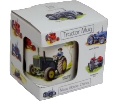 Super Dexta / Ferguson Traktoren etc Kaffeebecher Fine China Porzellan Landwirtschaft Neu