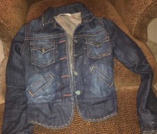 Kitsons Wool Lined Denim Gorgeous Jacket440 Plus Tax Originally) For Women
