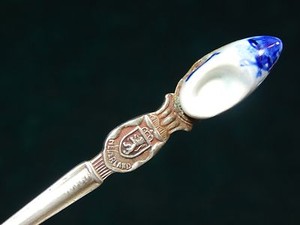 Vtg Sterling Silver Nederland Netherlands Dutch Shoe Souvenir Spoon