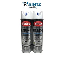 Krylon 731608 - 2 PACK Mark-It WB Inverted Marking Paint -APWA Brilliant White