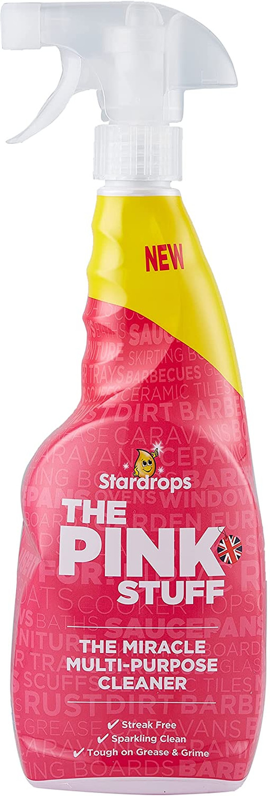 The Pink Stuff Miracle Multi-Purpose – Removes Grease, on Kitchens, Bathrooms