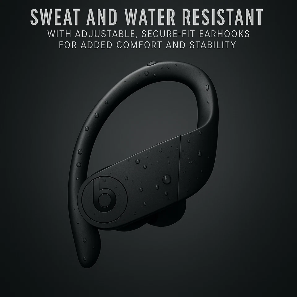 Beats by Dr. Dre Powerbeats Pro Wireless Bluetooth Earbuds Headphones Black - Image 4 of 4