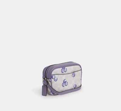 コーチ COACH ブルーベリー柄 2WAYミニボストンバッグ 希少 人気 Coach Mini Jamie Camera cherry/blueberry/banana Crossbody Bag