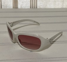 BABW Baby Sunglasses White Pink Heart Size Small Fits 0-18 Months Infant Girl