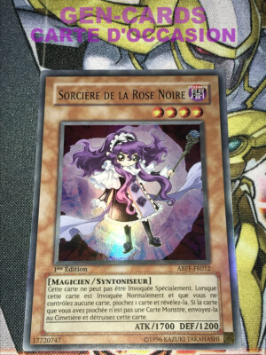 Yu Gi Oh Karte HEXE DER SCHWARZEN ROSE ABPF-FR012 1.Auflage