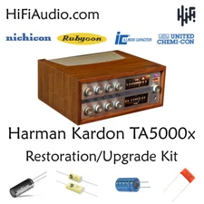 Harman Kardon TA5000x tube restoration kit upgrade recap capacitor rebuild