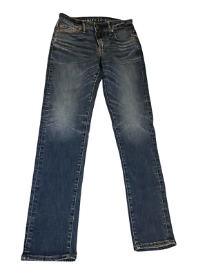 American Eagle Slim Jeans Men Size 30X34 Medium Wash Non-Distressed Classic