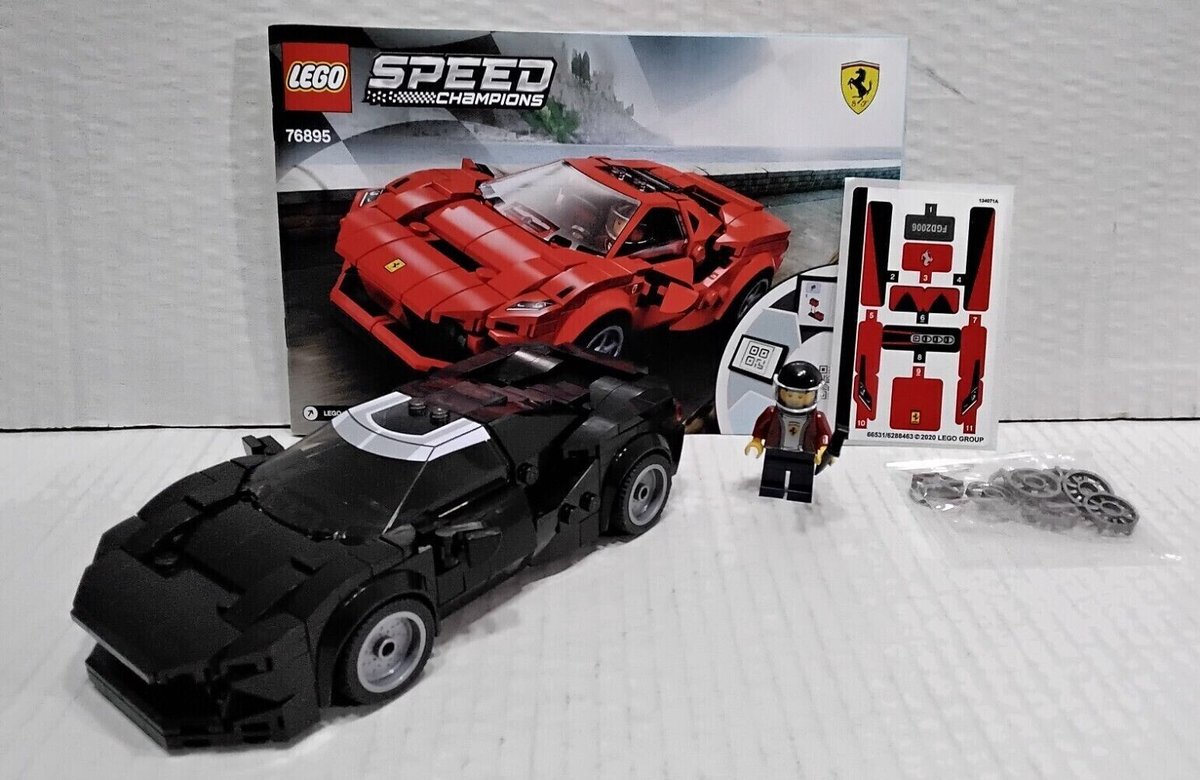 Custom Black Ferrari F8 Tributo This is a modified LEGO 76895 Speed  Champions