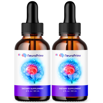 Neuro Prime Drops Supports Focus, Memory & Overall Mental Clarity (2 Pack)