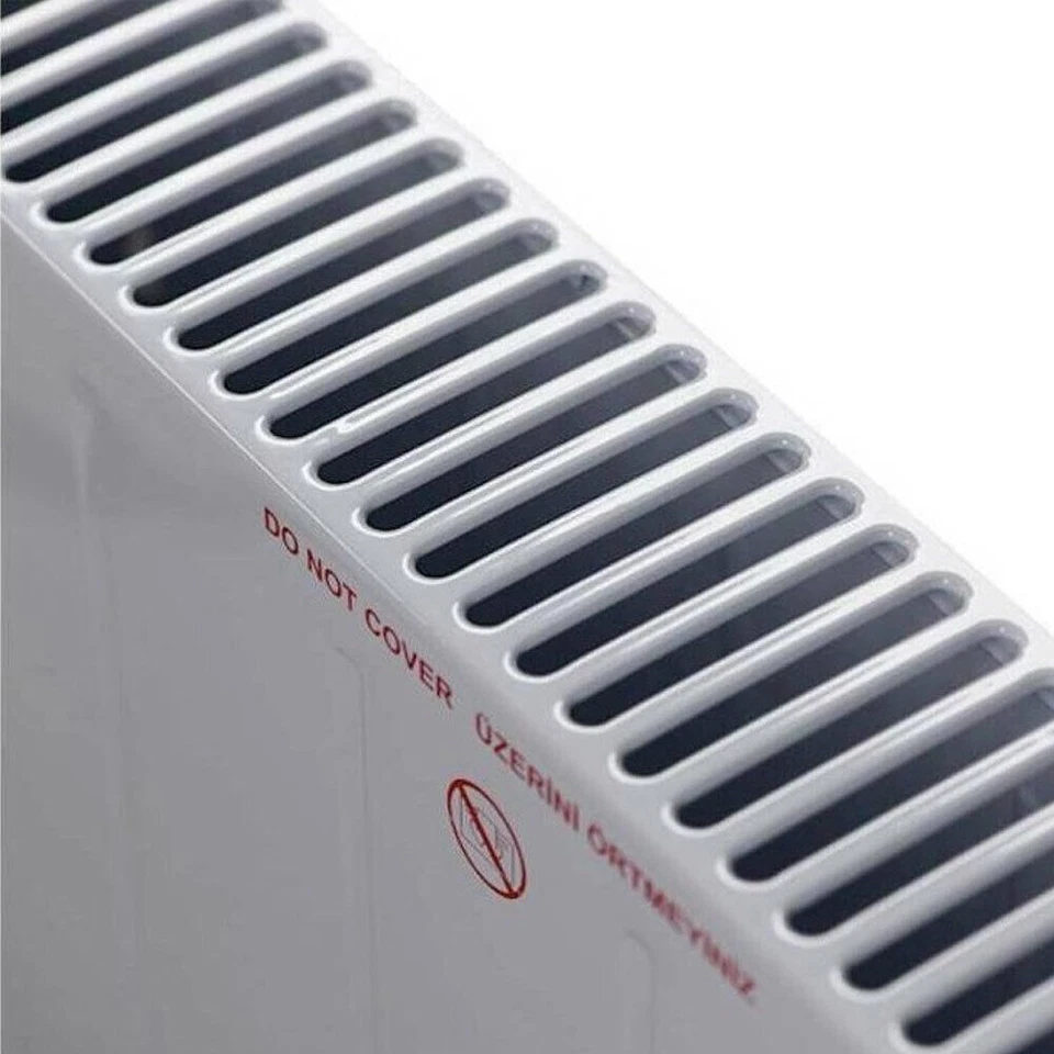 Stufa Termoconvettore Riscaldatore Basso Consumo Elettrico Portatile Max 2500 W - Immagine 3 di 4