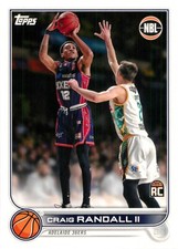 2022 2023 Adelaide 36ers NBL Basketball Topps Rookie Card - Craig Randall II