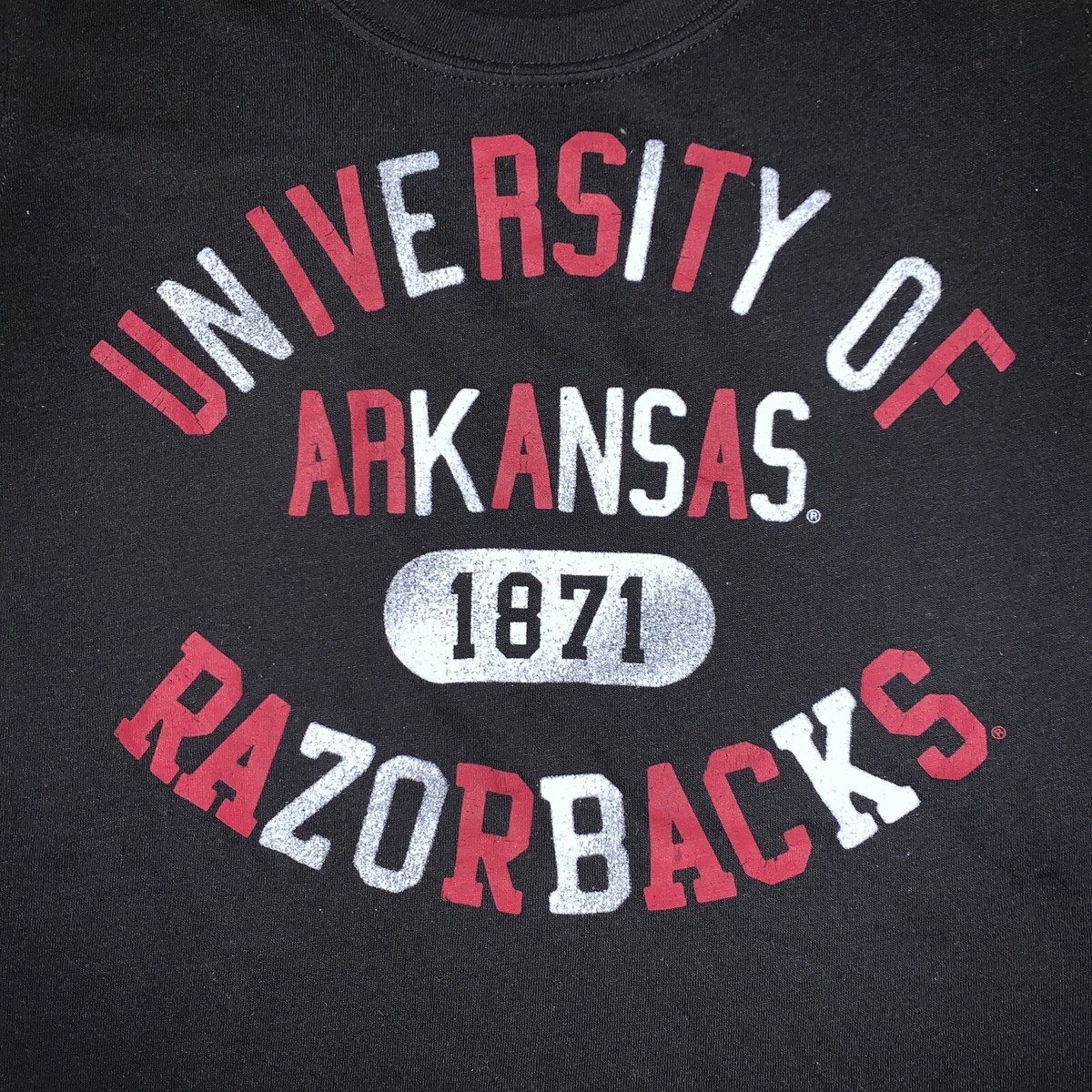 T-shirt V-neck Victoria's Secret PINK - Arkansas Razorbacks - Neuf Avec étiquettes !