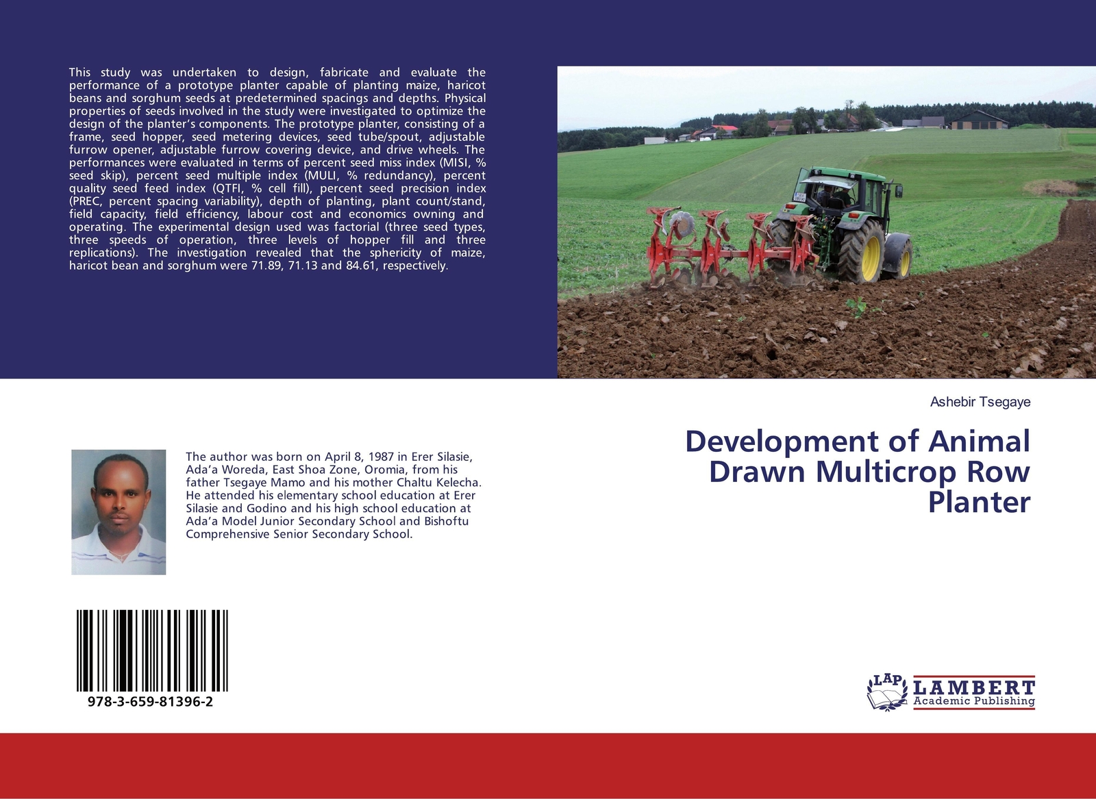 Thumbnail - Ashebir Tsegaye | Development Of Animal Drawn Multicrop Row Planter |