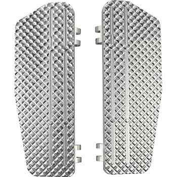 LA Choppers Raw Aluminum County Floorboard Pair Classic 79-13