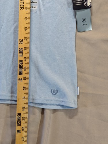 NEW Izod * Medium * CASHMERE BLUE * Cool Women's Wicking Tee Shirt TOP - Ladies - Picture 6 of 7