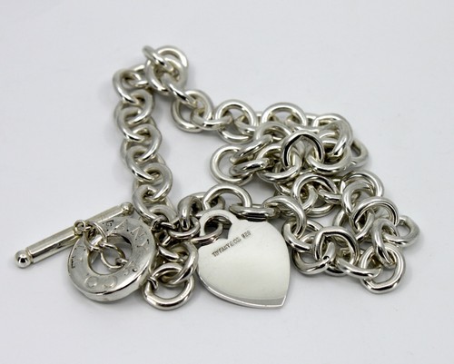 Heart Tag Toggle Necklace 16.5 