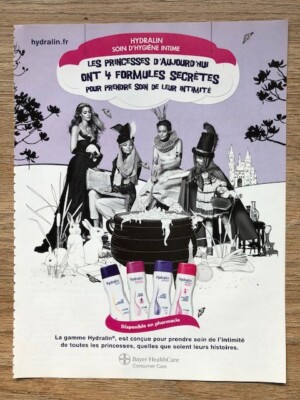 2010 Press Ad - Hydralin Intimate Hygiene Care - French ad.