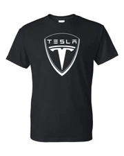Tesla Emblem T-Shirt - All Colors + Design Colors + Sizes S-5XL & Youth Kids