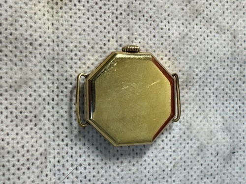 Antique Eterna 15 Jewels Wire Lugs 14K GF Ladies Watch With Fancy Dial - Picture 2 of 6
