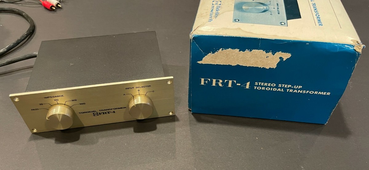 FRT-4 トロイダルトランスフォーマー FR Fidelity Research FRT-4 Toroidal Transformer Vintage RARE
