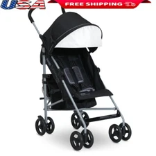 Lightweight Jeep TurboGlyde Plus Stroller Travel Compact Foldable Safety Harness