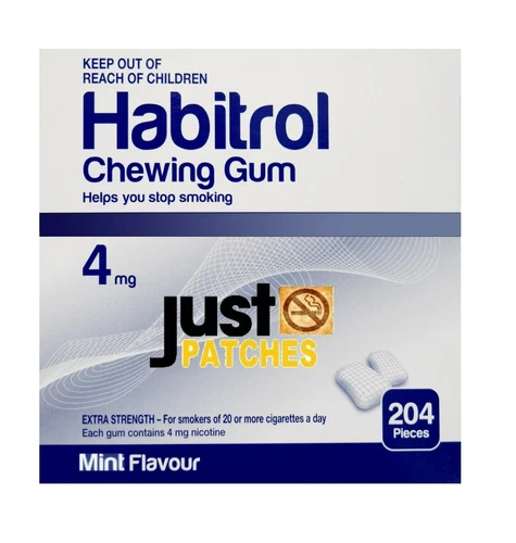 Habitrol Nicotine Gum 4 mg MINT (2040 total Pieces, 10 Bulk Boxes) NEW 11 /2027