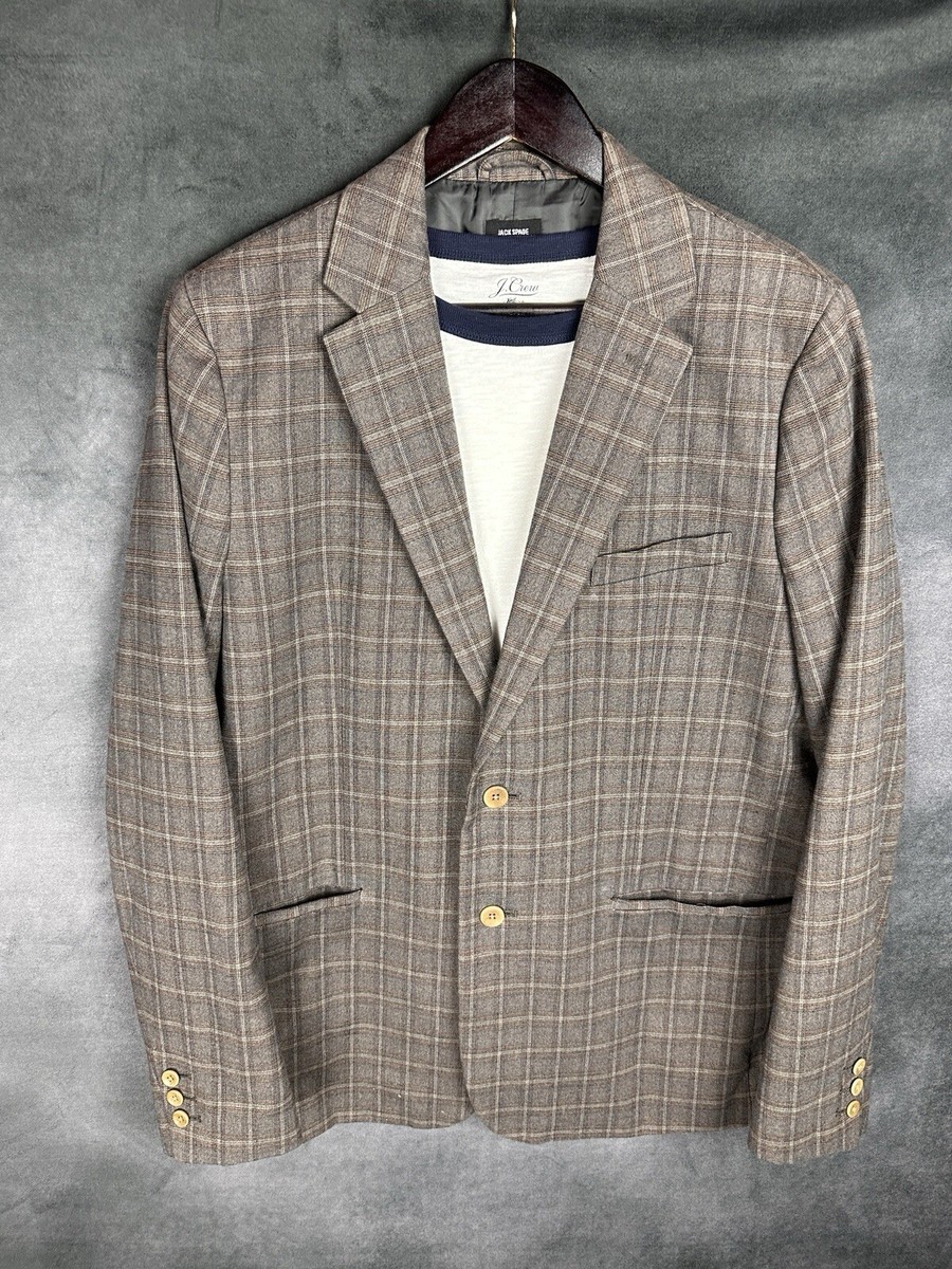 Jack Spade Plaid Check Sportcoat Blazer Size 44 | eBay