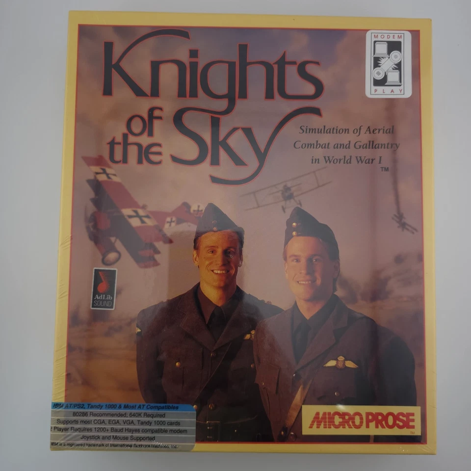 Knights of the Sky, 1990, Big Box, New & Sealed - Image 2 of 4