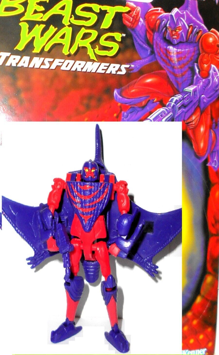 Transformers Beast Wars 1996 LASERBEAK complete FULL CARD