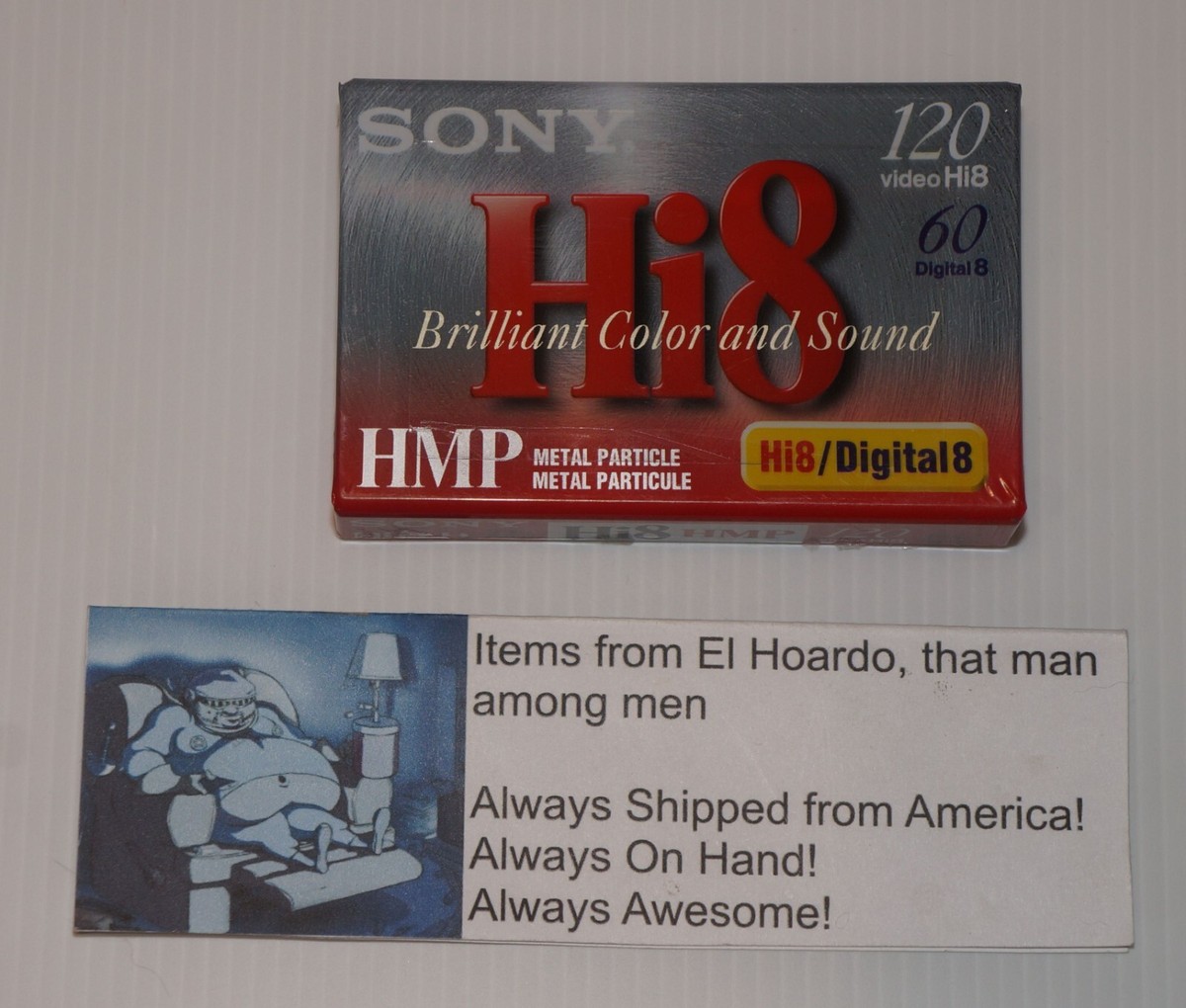 Sony Hi8 Metal Particle Video Tape 120 Min - (P6120HMP) for