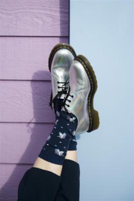 Bonnie Doon Socken Damen Unicorn Einhorn light navy Gr. 36 bis 42 