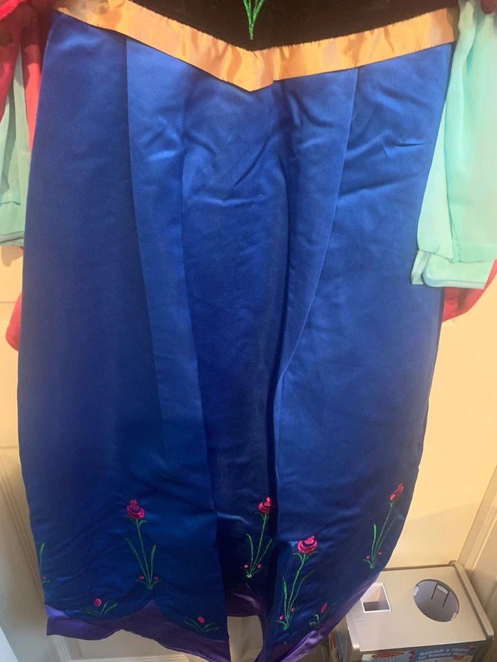 NUEVO SIN ETIQUETAS Disney Persiguiendo Luciérnagas Anna Frozen Deluxe Disfraz de Viaje Niño Talla 10 Foto 2 de 4