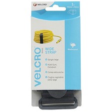 VELCRO® Brand Wide Strap Adjustable Indoor Outdoor 50mm x 92cm BLACK ***